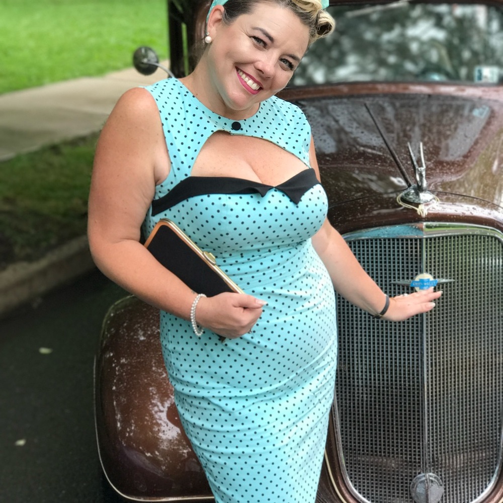Hell bunny Vixen  pencil dress like new